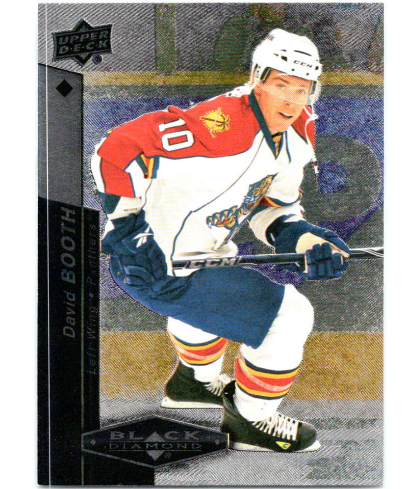 2010-11 Upper Deck Black Diamond #56 David Booth Panthers Hockey Image 1