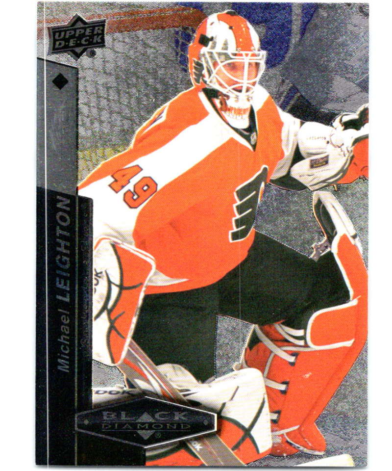 2010-11 Upper Deck Black Diamond #57 Michael Leighton Flyers Hockey Image 1