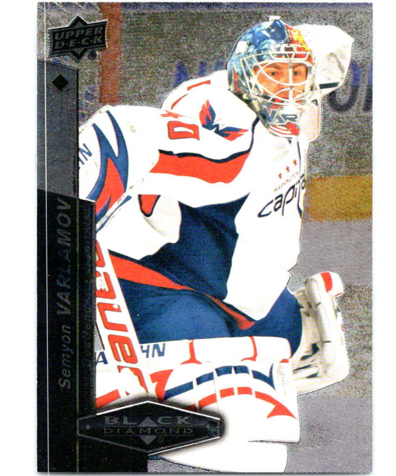 2010-11 Upper Deck Black Diamond #60 Semyon Varlamov Capitals Hockey Image 1