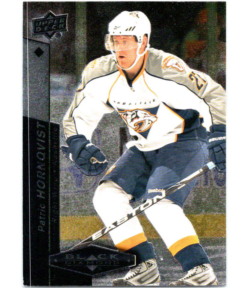 2010-11 Upper Deck Black Diamond #66 Patric Hornqvist Predators Hockey Image 1