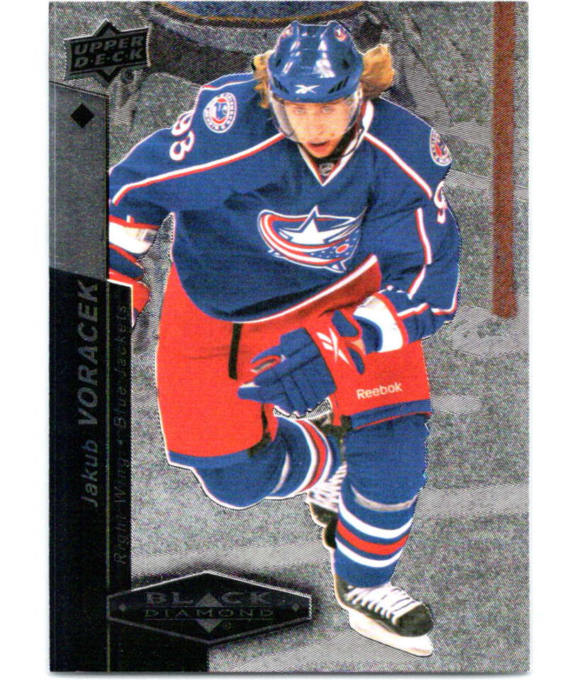 2010-11 Upper Deck Black Diamond #72 Jakub Voracek Blue Jackets Hockey Image 1