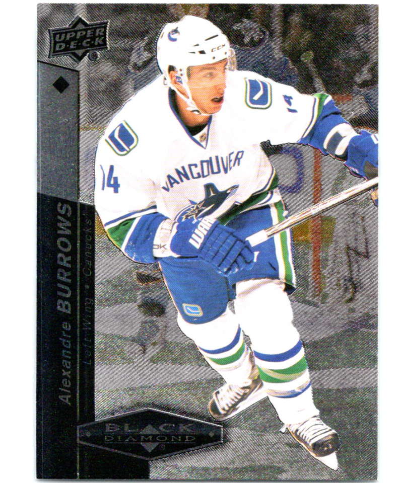 2010-11 Upper Deck Black Diamond #73 Alexandre Burrows Canucks Hockey Image 1