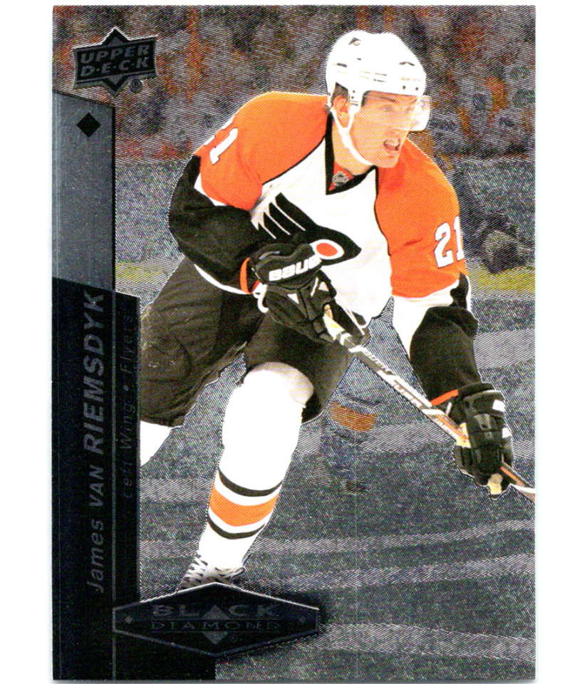 2010-11 Upper Deck Black Diamond #75 James van Riemsdyk Flyers Hockey Image 1