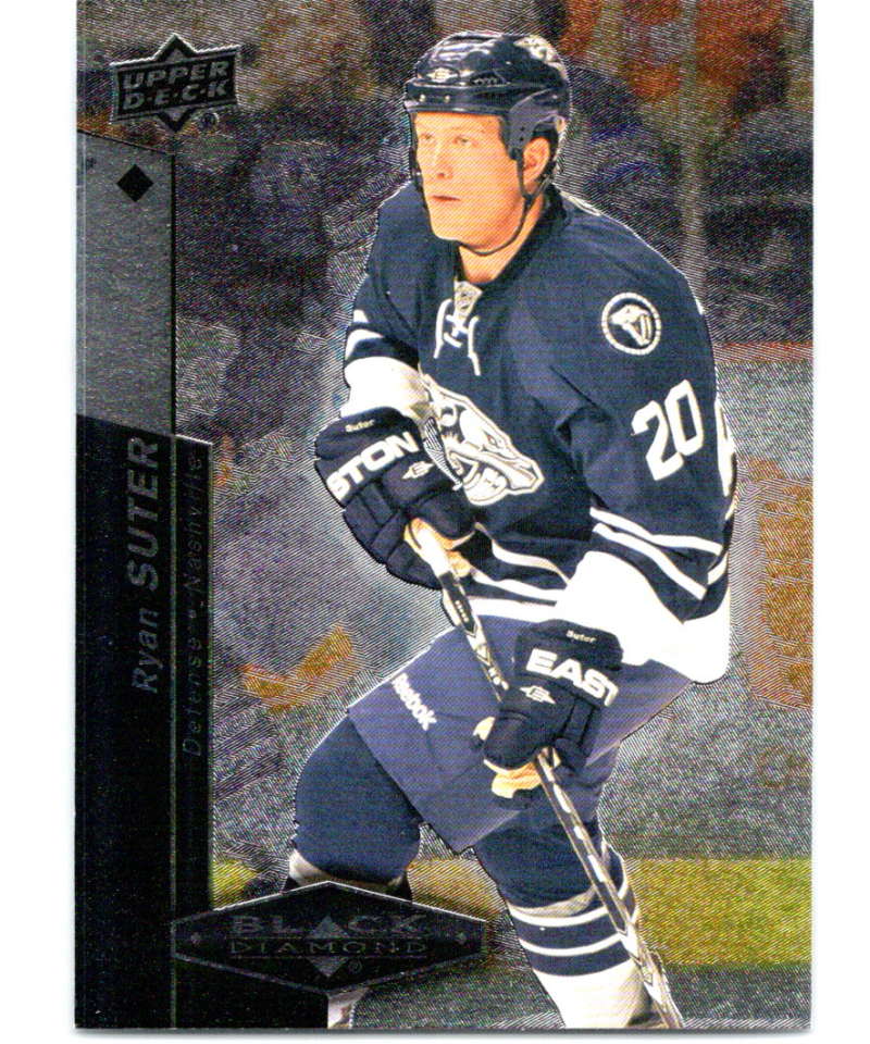 2010-11 Upper Deck Black Diamond #78 Ryan Suter Predators Hockey Image 1
