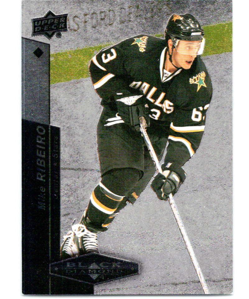 2010-11 Upper Deck Black Diamond #80 Mike Ribeiro Stars Hockey Image 1