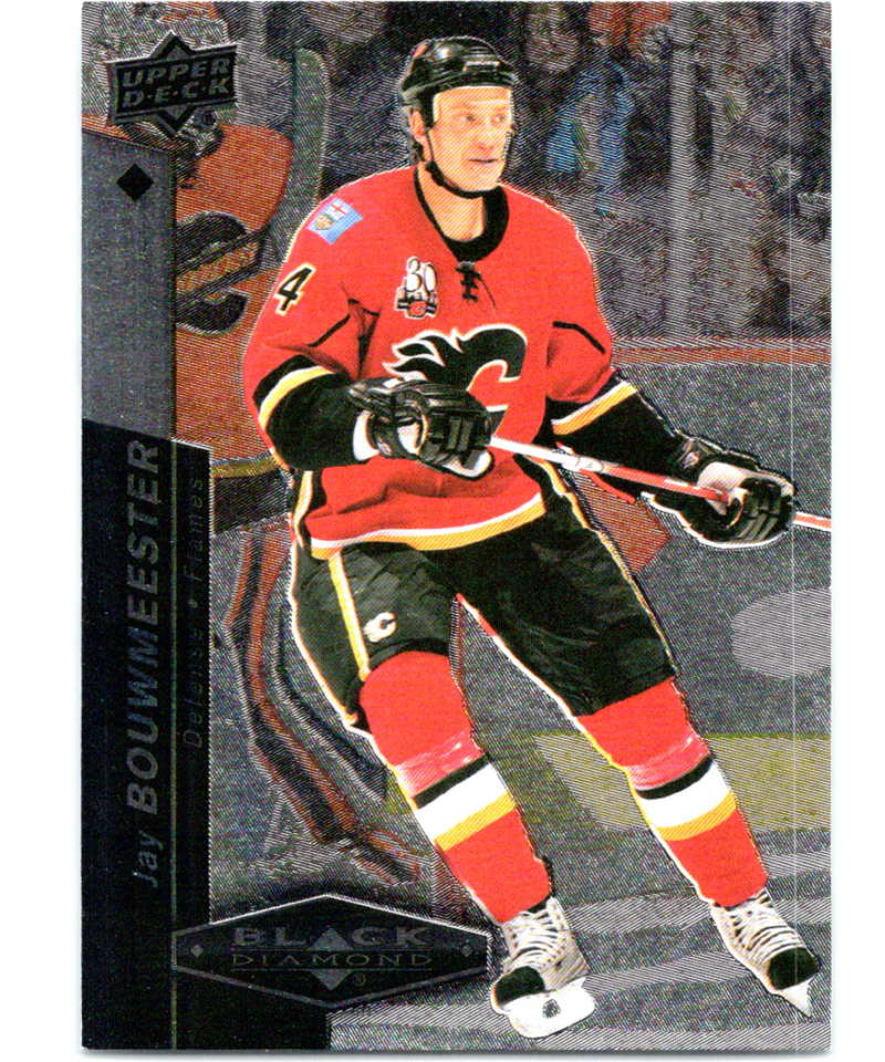 2010-11 Upper Deck Black Diamond #85 Jay Bouwmeester Flames Hockey Image 1