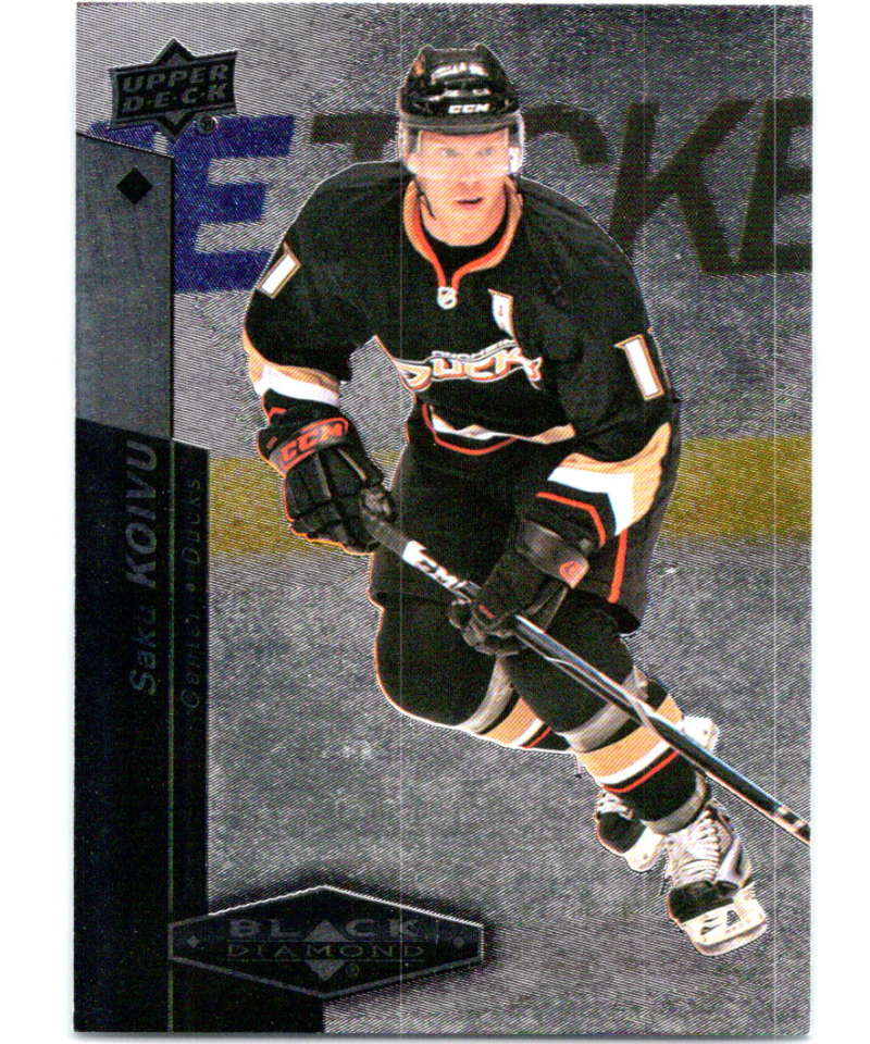 2010-11 Upper Deck Black Diamond #88 Saku Koivu Ducks Hockey Image 1