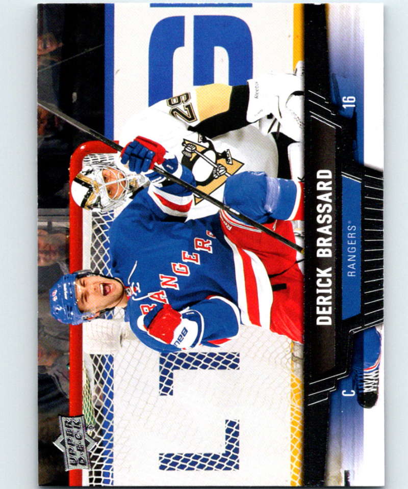 2013-14 Upper Deck #24 Derick Brassard NY Rangers NHL Hockey Image 1