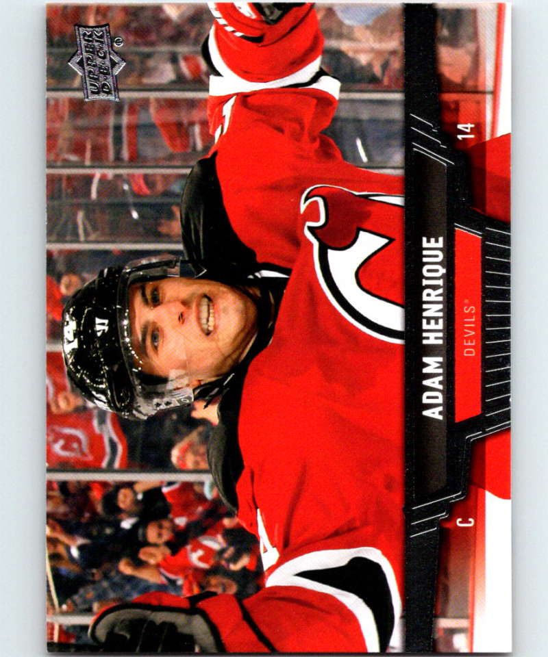 2013-14 Upper Deck #32 Adam Henrique NJ Devils NHL Hockey Image 1