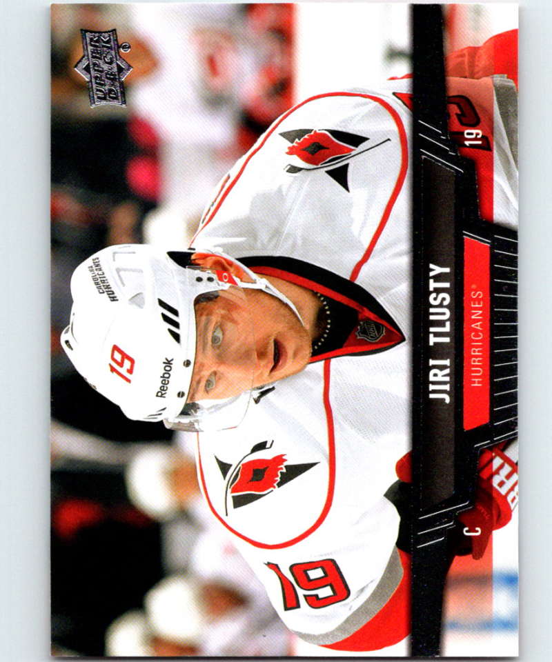 2013-14 Upper Deck #56 Jiri Tlusty Hurricanes NHL Hockey Image 1