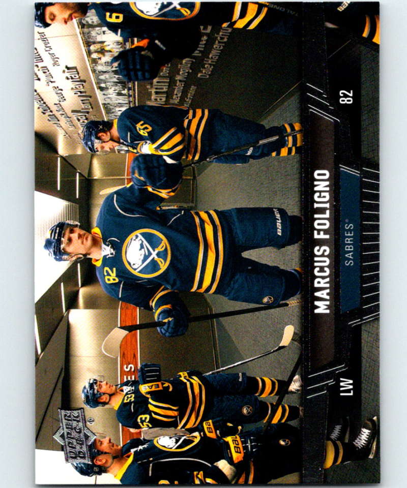 2013-14 Upper Deck #64 Marcus Foligno Sabres NHL Hockey Image 1