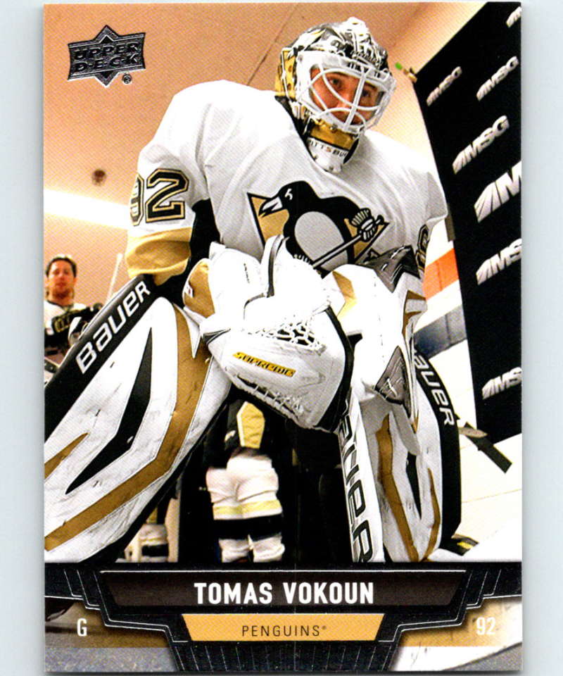 2013-14 Upper Deck #77 Tomas Vokoun Penguins NHL Hockey Image 1