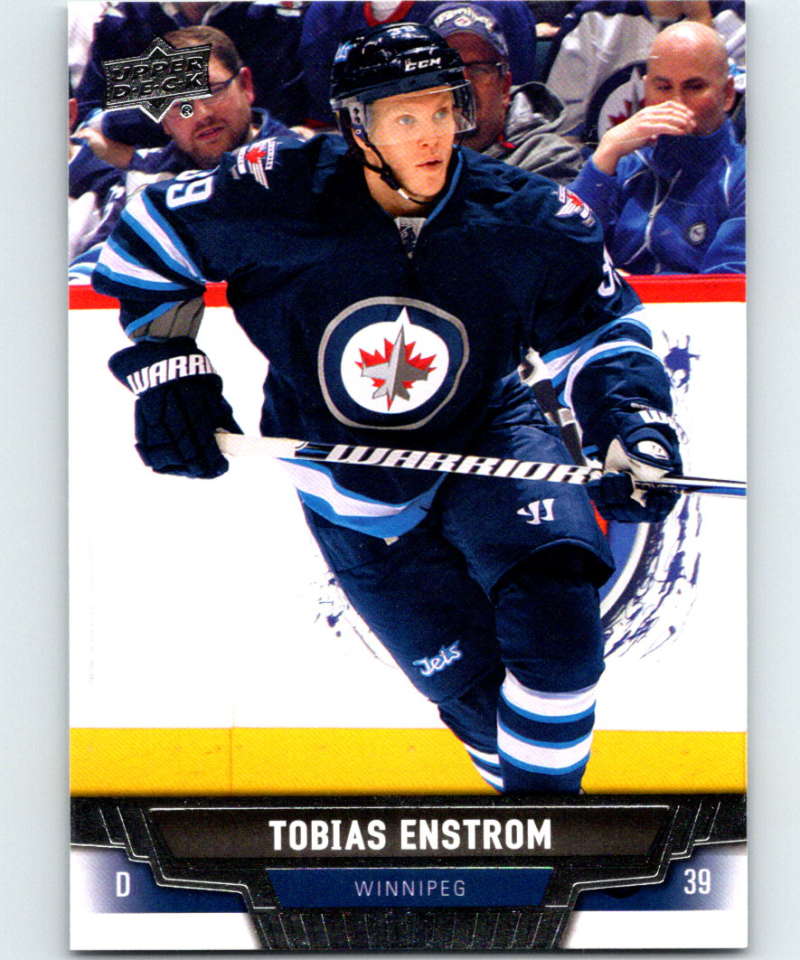 2013-14 Upper Deck #142 Tobias Enstrom Winn Jets NHL Hockey Image 1