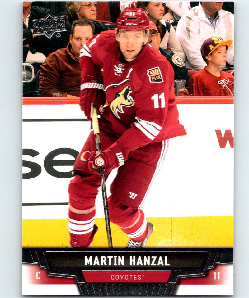 2013-14 Upper Deck #153 Martin Hanzal Coyotes NHL Hockey Image 1