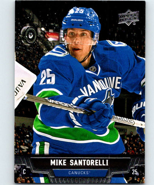 2013-14 Upper Deck #254 Mike Santorelli Canucks NHL Hockey