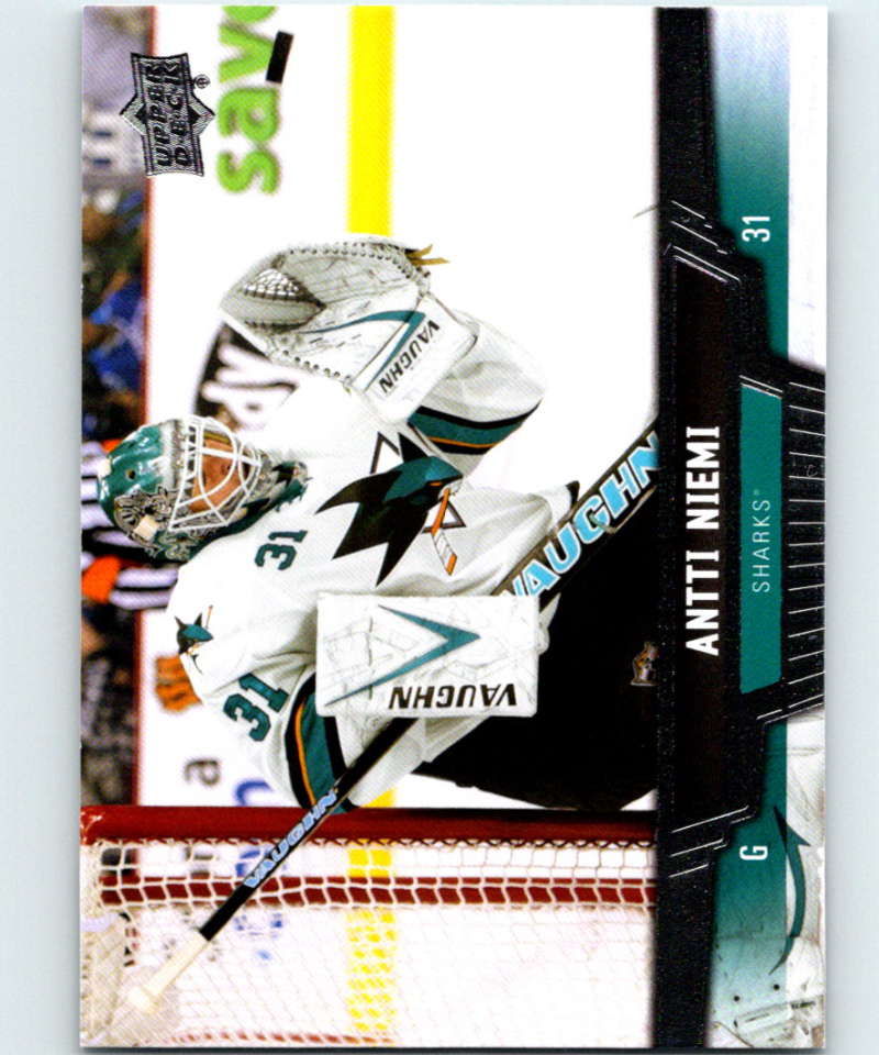 2013-14 Upper Deck #260 Antti Niemi Sharks NHL Hockey Image 1