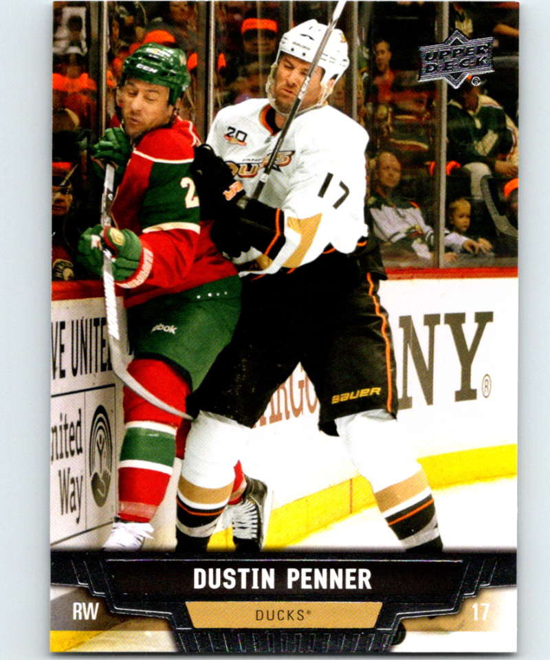 2013-14 Upper Deck #272 Dustin Penner Ducks NHL Hockey Image 1