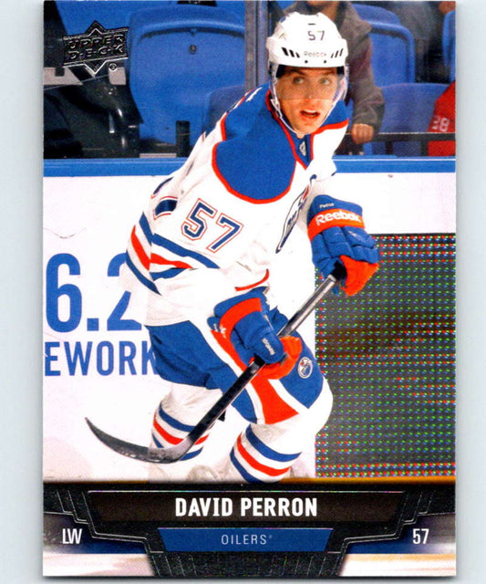 2013-14 Upper Deck #288 David Perron Oilers NHL Hockey
