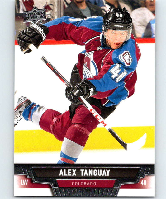 2013-14 Upper Deck #297 Alex Tanguay Avalanche NHL Hockey