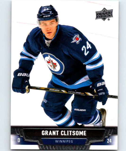 2013-14 Upper Deck #306 Grant Clitsome Winn Jets NHL Hockey