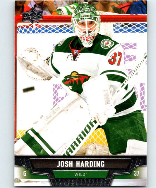 2013-14 Upper Deck #318 Josh Harding Wild NHL Hockey