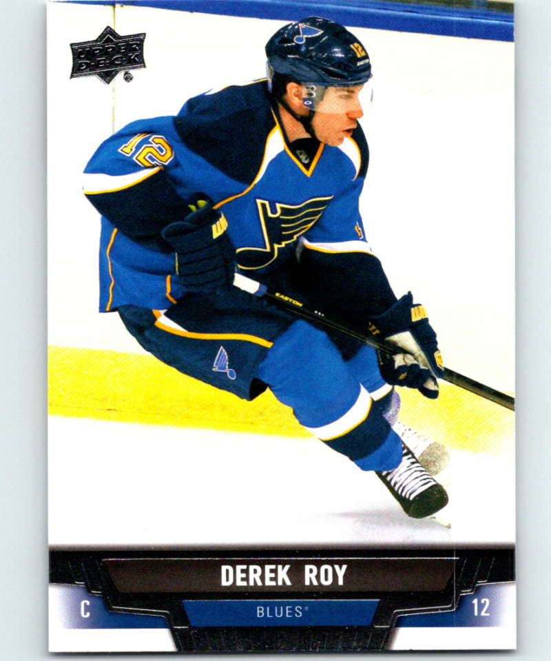 2013-14 Upper Deck #326 Derek Roy Blues NHL Hockey Image 1