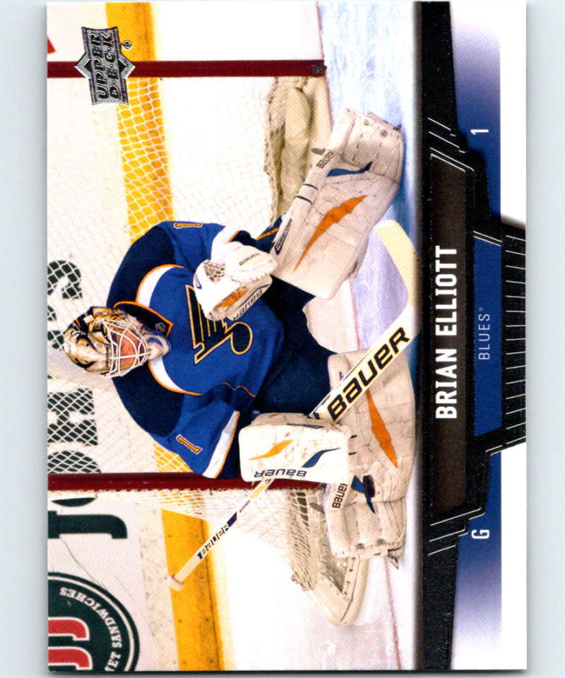 2013-14 Upper Deck #327 Brian Elliott Blues NHL Hockey Image 1