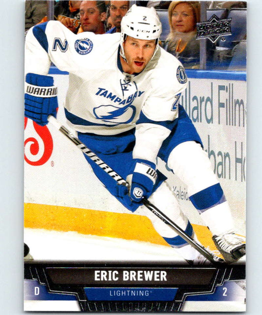 2013-14 Upper Deck #358 Eric Brewer Lightning NHL Hockey
