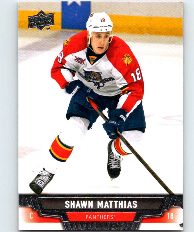 2013-14 Upper Deck #361 Shawn Matthias Panthers NHL Hockey Image 1