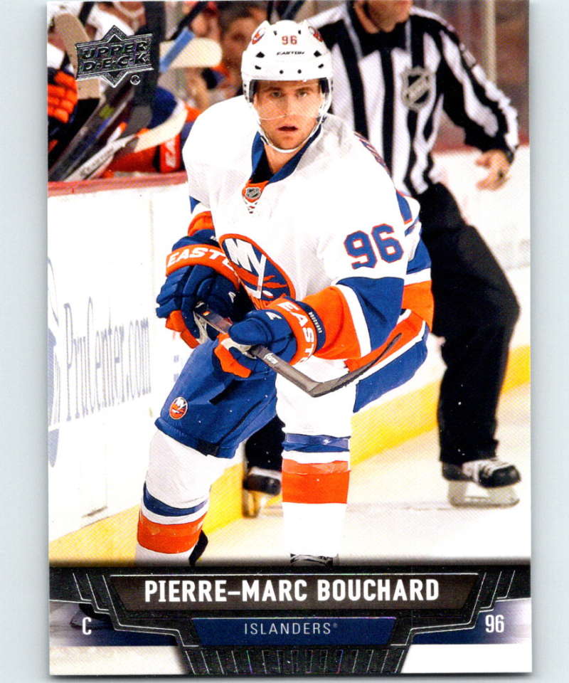 2013-14 Upper Deck #429 Pierre-Marc Bouchard NY Islanders NHL Hockey Image 1