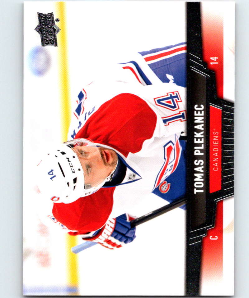 2013-14 Upper Deck #437 Tomas Plekanec Canadiens NHL Hockey Image 1