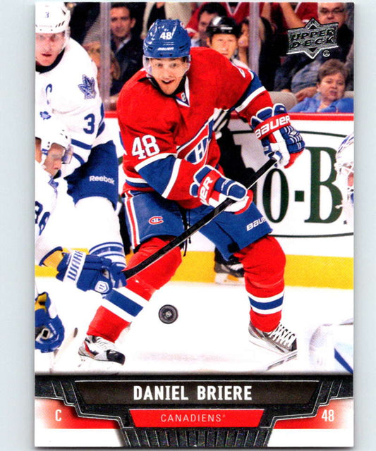 2013-14 Upper Deck #441 Daniel Briere Canadiens NHL Hockey