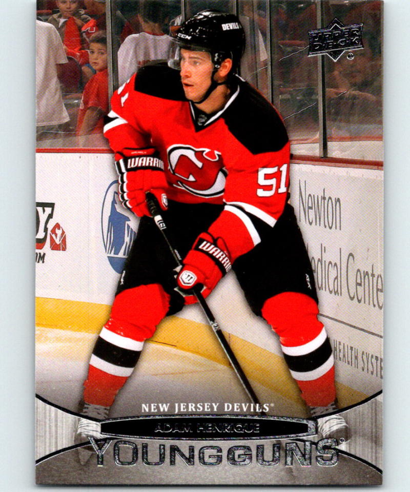 2011-12 Upper Deck #226 Adam Henrique Young Guns Hockey NHL RC Rookie 04060 Image 1