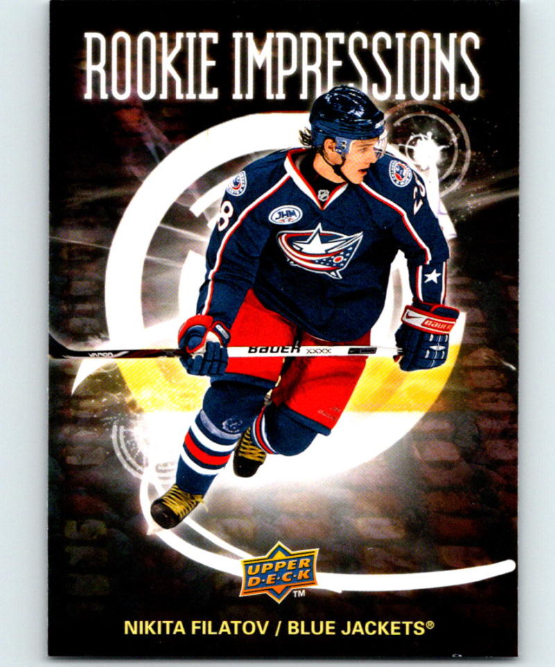 2008-09 Upper Deck Rookie Impressions #RI13 Nikita Filatov Hockey 04102 Image 1