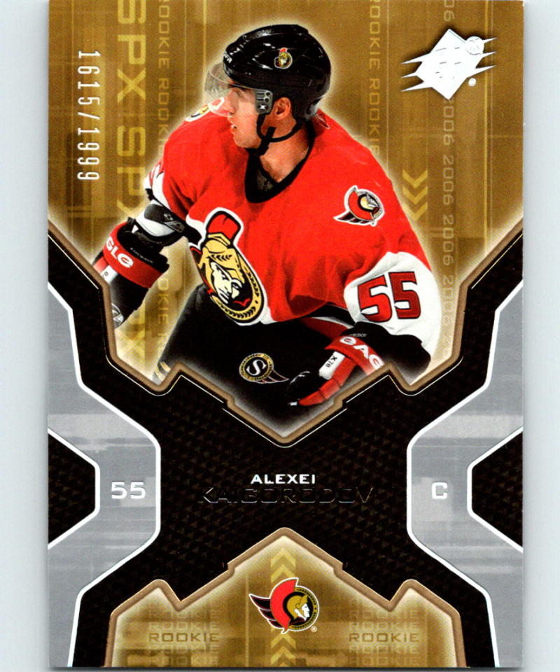 2006-07 SPx #187 Alexei Kaigorodov NHL RC Rookie 1615/1999 04137 Image 1
