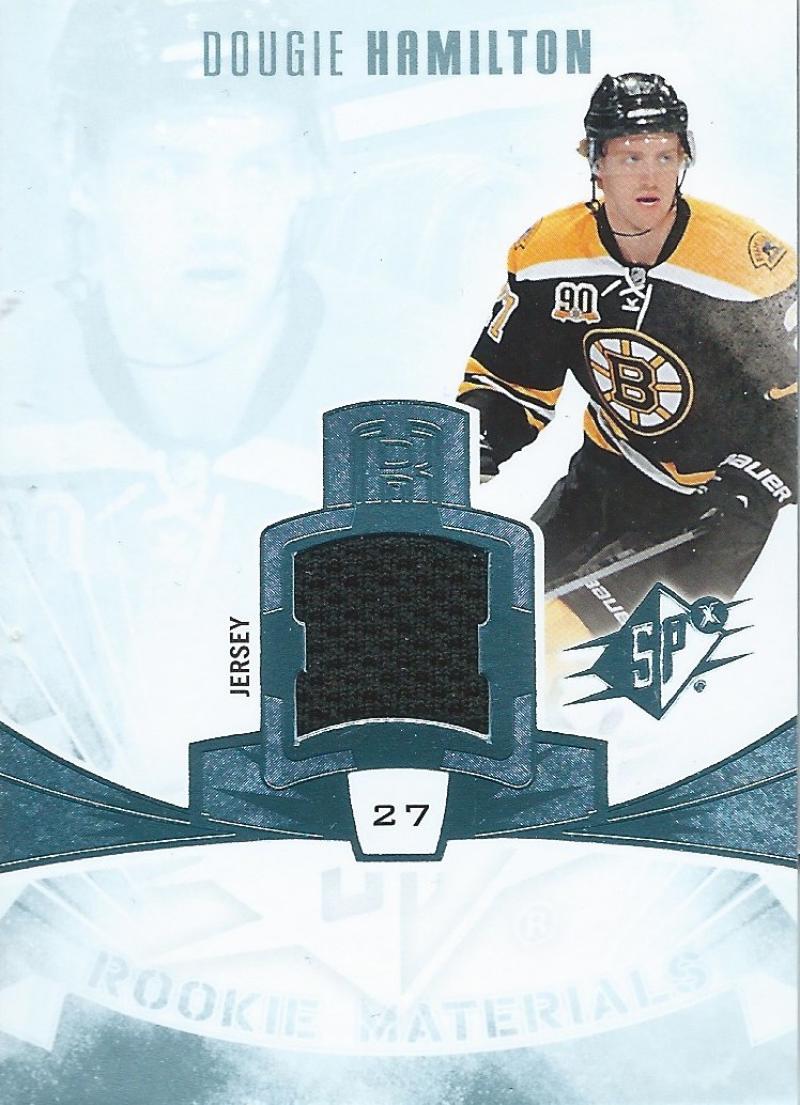 2013-14 Upper Deck SPx Rookie Materials Dougie Hamilton Jersey Bruins 04181