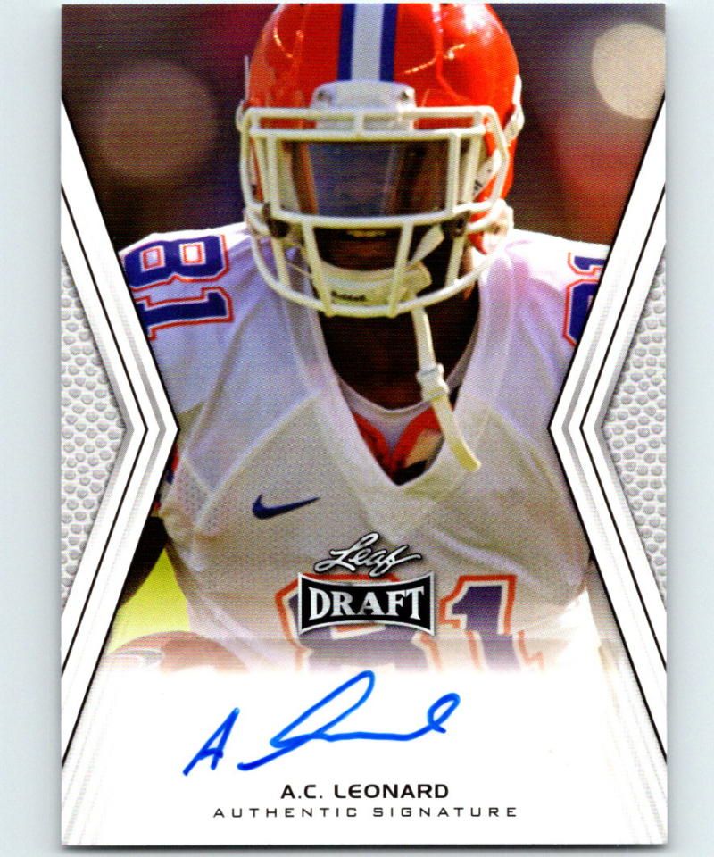 2014 Leaf Draft Autographs #AACL A.C. Leonard MINT Football NFL Auto 04188