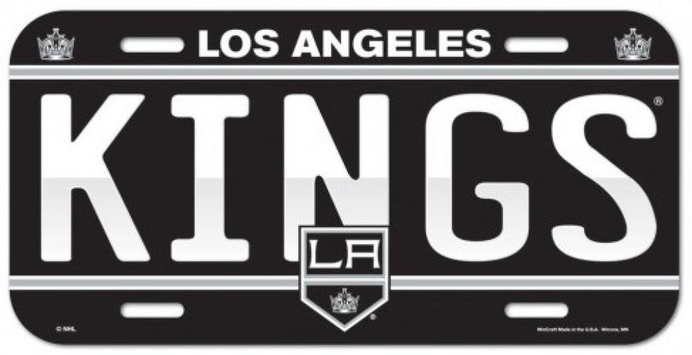 Los Angeles Kings Durable Plastic Wincraft License Plate NHL 6"x12" Image 1