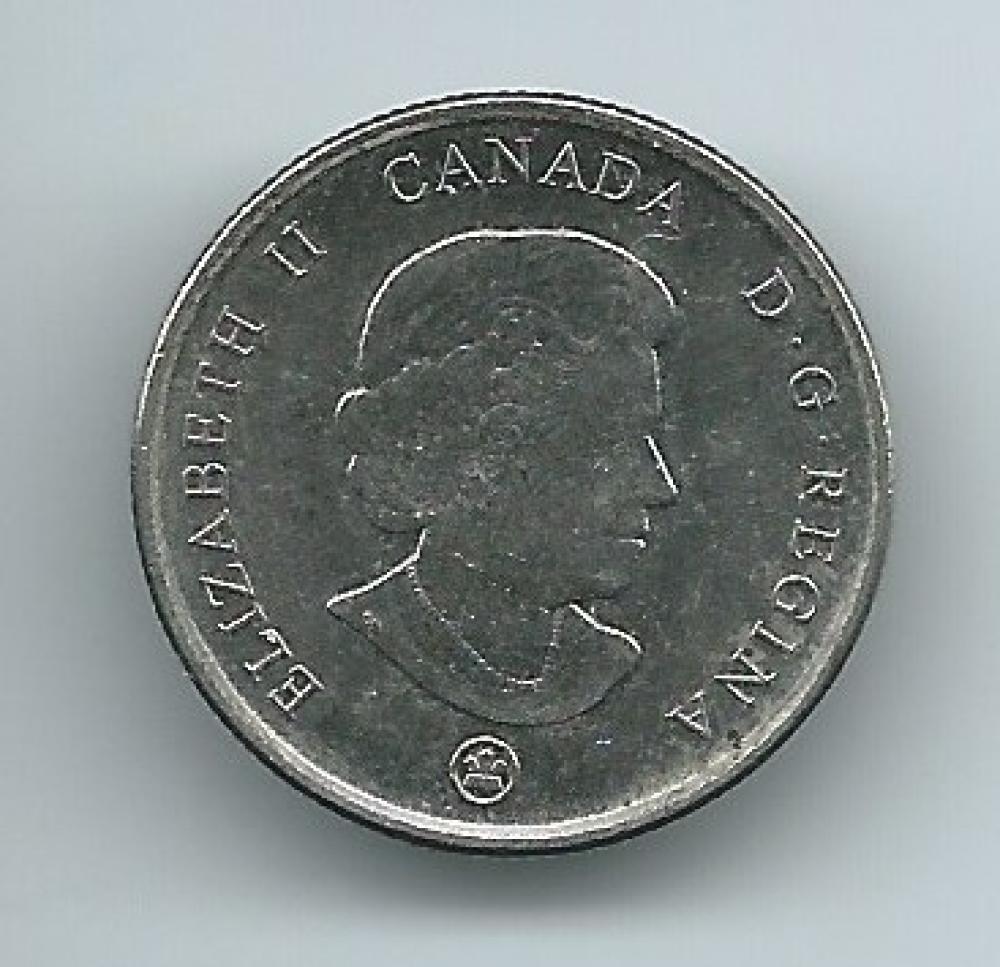 (HCW) 2006 Canadian 25 Cent Quarter Coin Canada - Bravery Bravoure *8029 Image 2