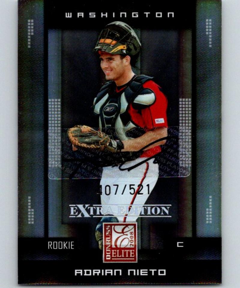 2008 Donruss Elite Extra Edition Adrian Nieto MLB Auto 407/521 04246 Image 1
