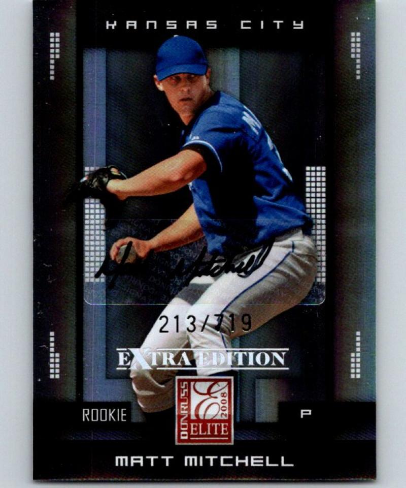 2008 Donruss Elite Extra Edition Matt Mitchell Auto 213/719 MLB 04249 Image 1