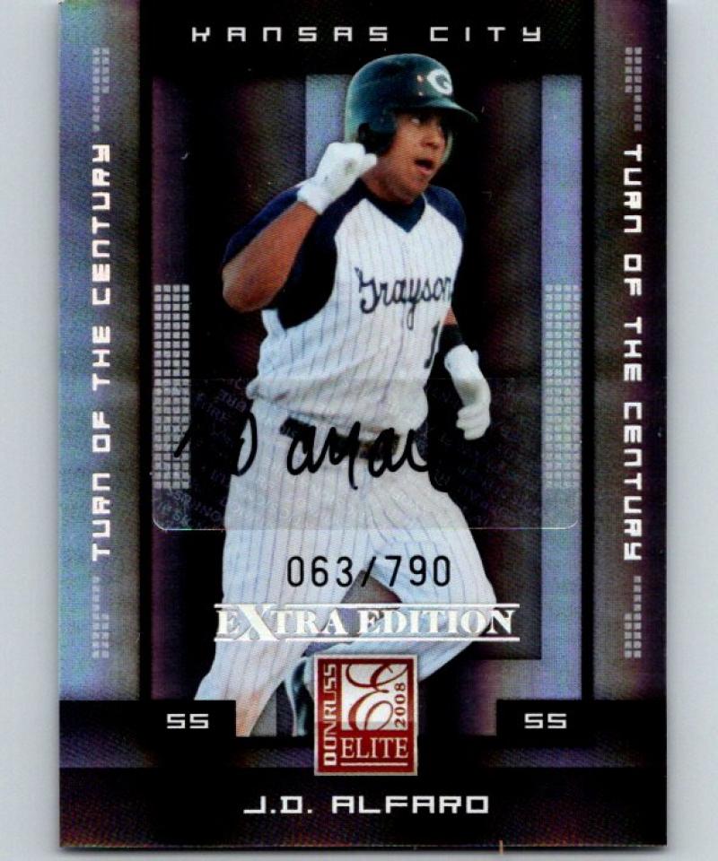 2008 Donruss Elite Signature Turn Century J.D. Alfaro 63/790 Auto 04257 Image 1