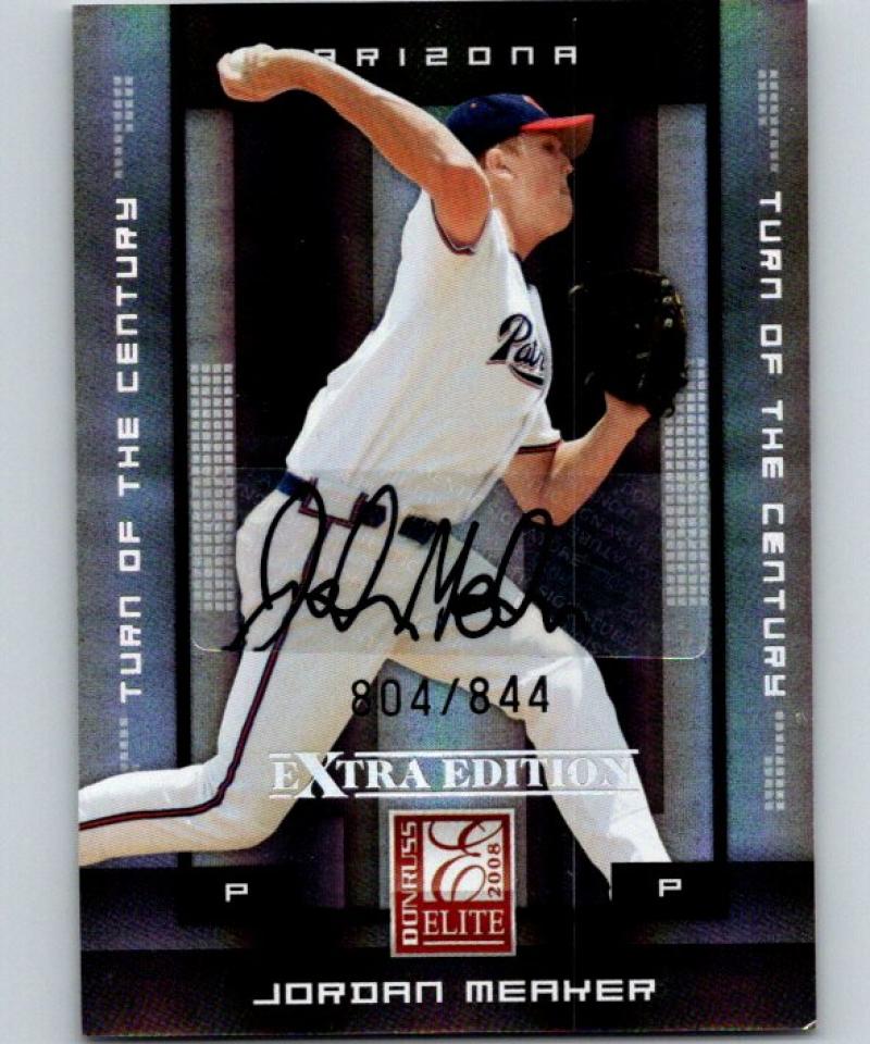 2008 Donruss Elite Signature Turn Century Jordan Meaker 804/844 Auto 04258 Image 1