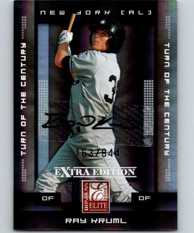 2008 Donruss Elite Signature Turn Century Ray Kruml 163/844 Auto 04260 Image 1