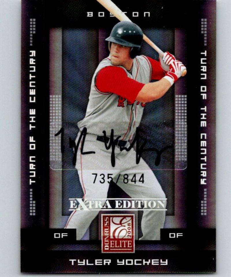 2008 Donruss Elite Signature Turn Century Tyler Yockey 735/844 Auto 04264 Image 1