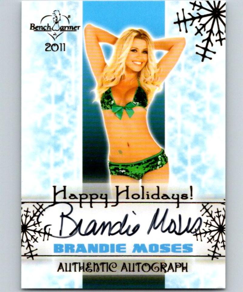 (HCW) 2011 Bench Warmer Happy Holidays Brandie Moses Autograph 04301