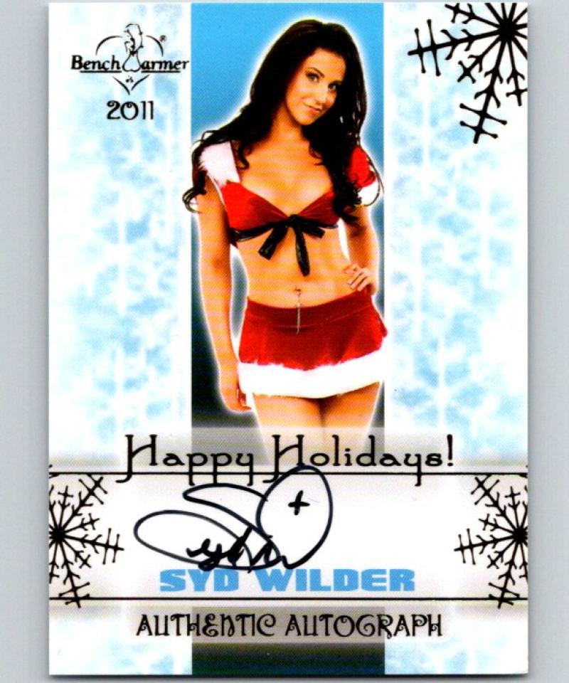 (HCW) 2011 Bench Warmer Happy Holidays Syd Wilder Autograph 04302