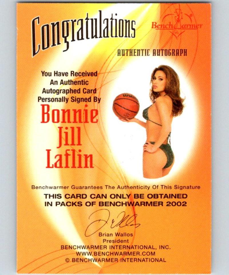 (HCW) 2002 Bench Warmer Bonnie-Jill Laflin Autograph 04307