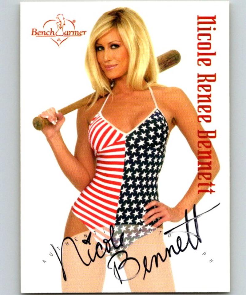(HCW) 2003 Bench Warmer Nicole Renee Bennett Authentic Autograph 04324