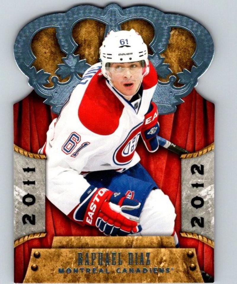 2011-12 Panini Crown Royale Rookie #130 Raphael Diaz Hockey NHL 04327 Image 1